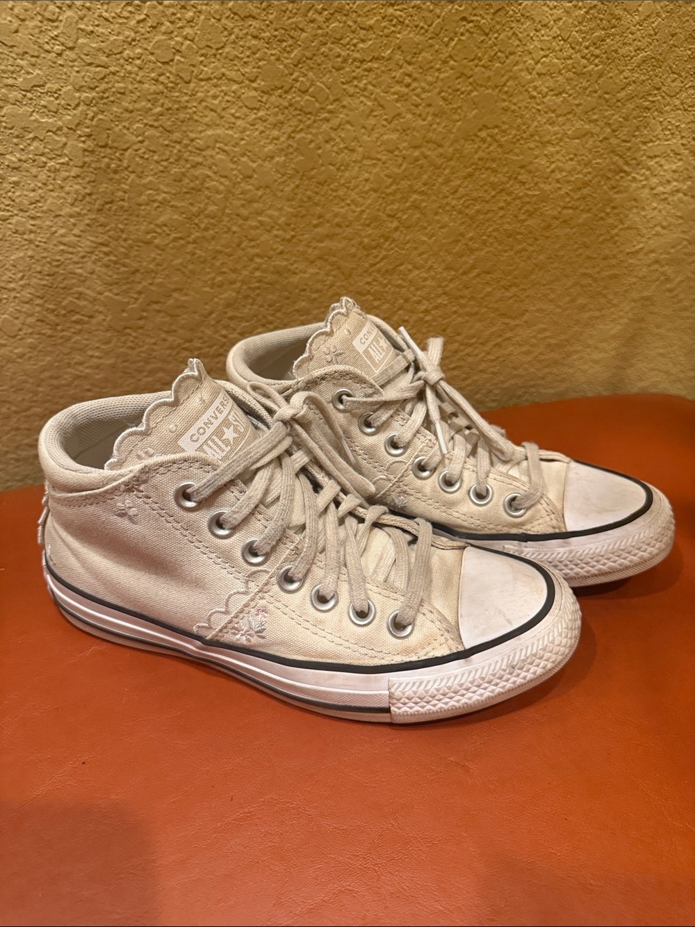 Converse Kids' Cream High-Top Sneakers